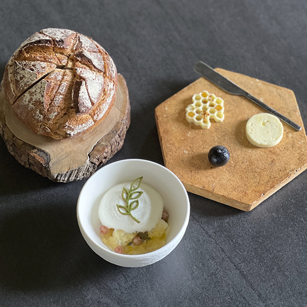 plats du restaurant le 1825