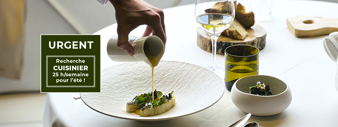 Le Restaurant Le 1825, situé au cœur du Domaine de la Brûlaire, recherche en urgence un cuisinier saisonnier pour renforcer son équipe !