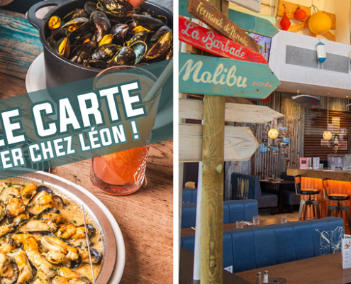 nouvelle carte restaurant Leon cholet