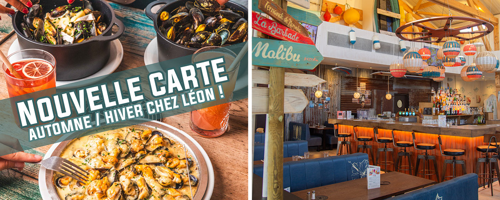 nouvelle carte restaurant Leon cholet