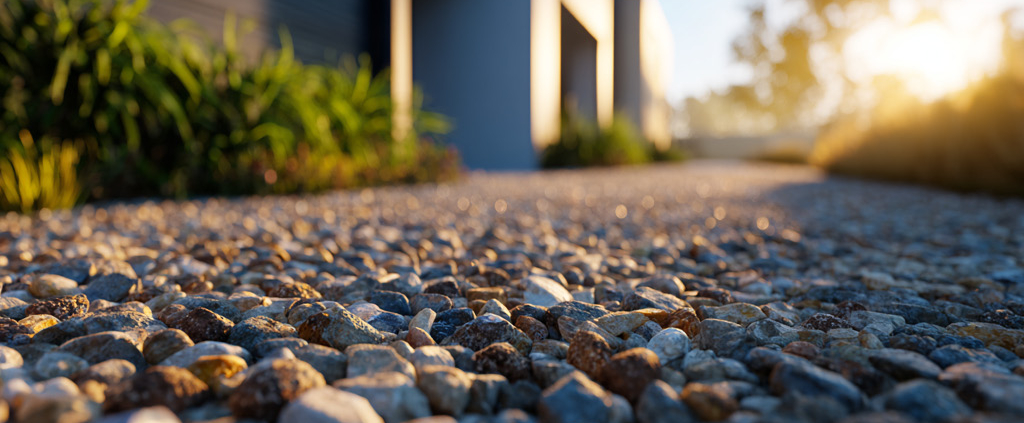 Bocapaysage propose la mise en place de stabilisateurs de graviers, une solution pour améliorer la solidité et l’esthétique des extérieurs.
